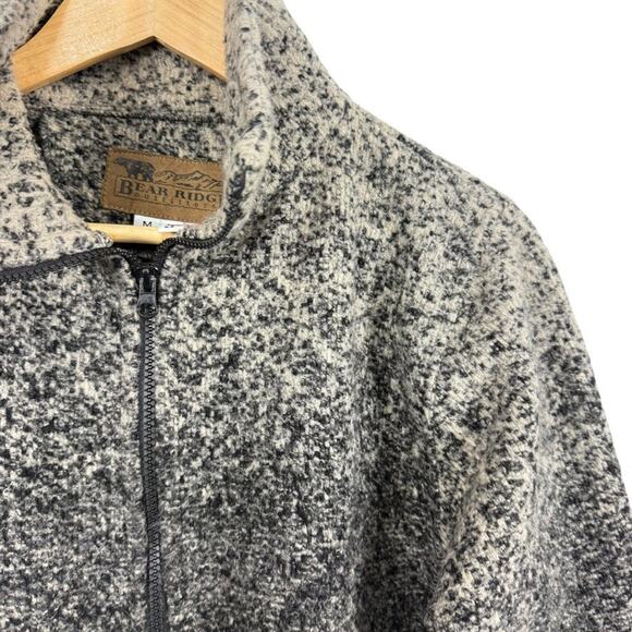 Bear Ridge Outfitters Fleece Full Zip USA Made Horse Mens Jacket Vintage sz M - Picture 6 of 16